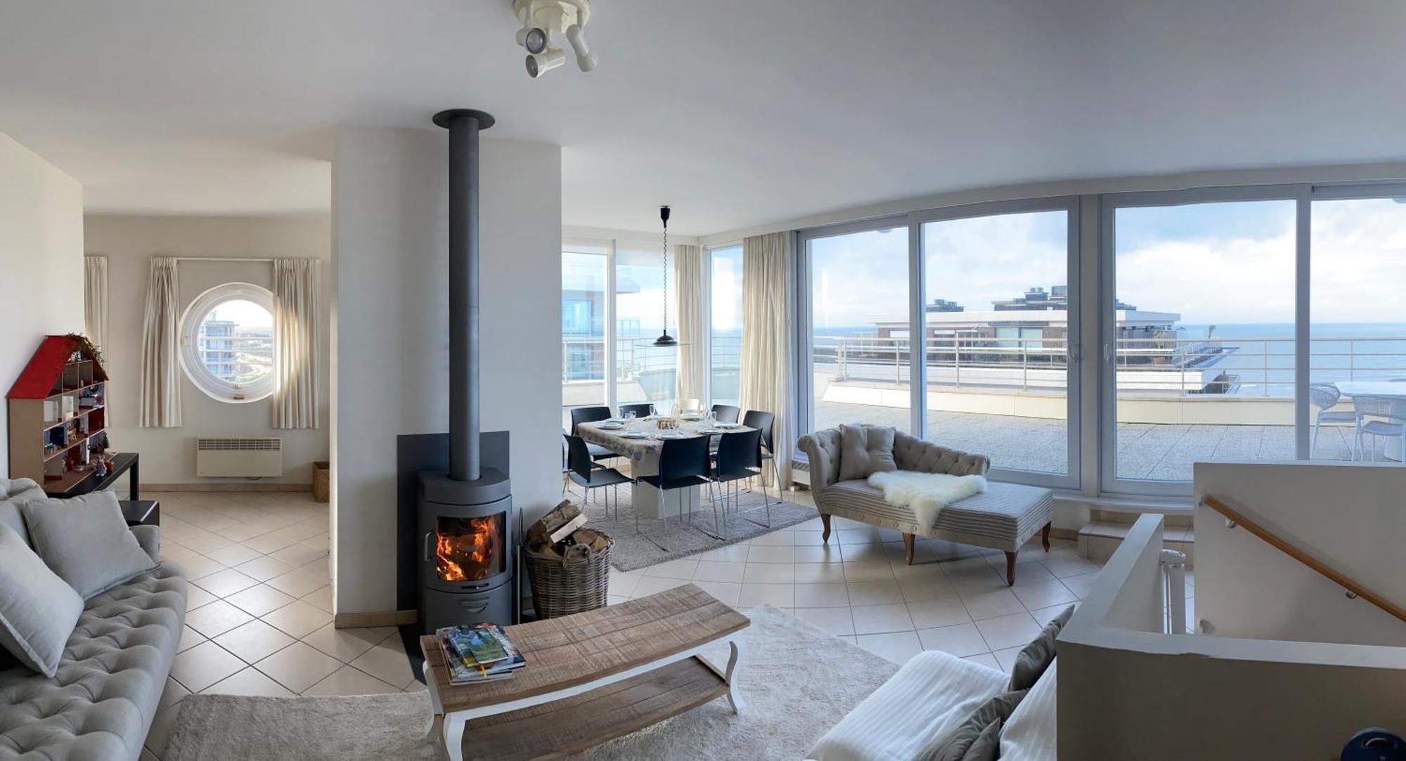 Апартаменты Duplex Penthouse Super Zeezicht Де Панбархат Экстерьер фото